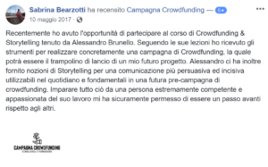 Recensione campagna crowdfunding 2